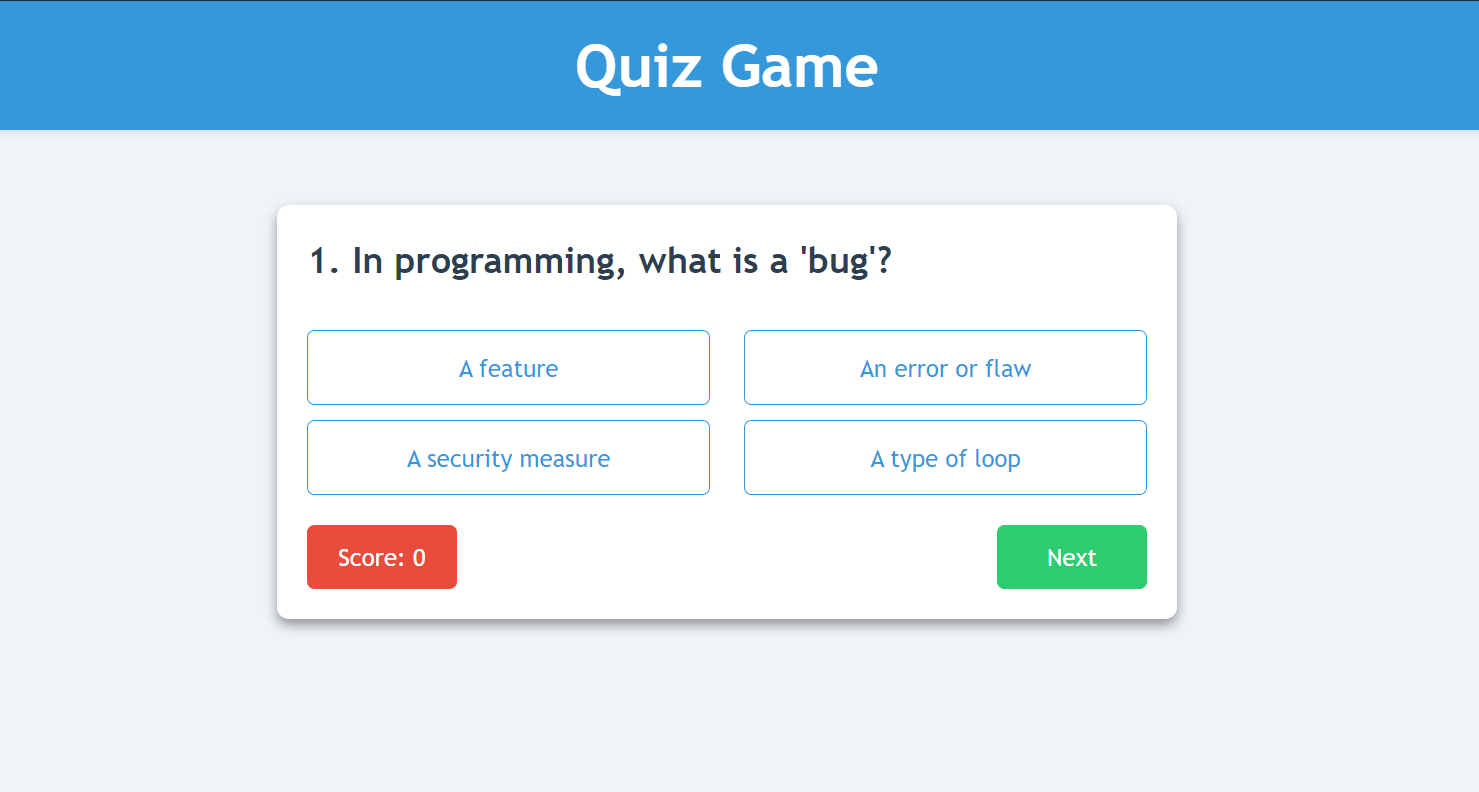 quiz game